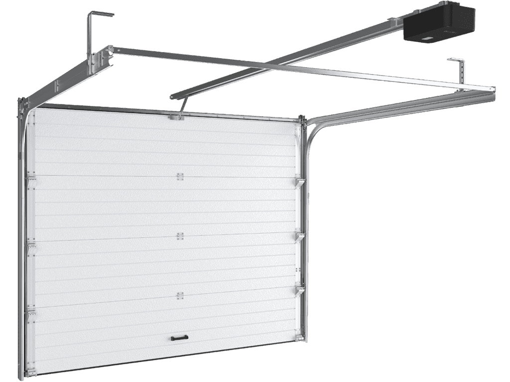 Монтаж секційних гаражних воріт Дорхан